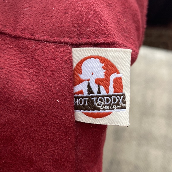 Deep Red Ultrasuede Happy Hobo bag - Picture 7 of 11